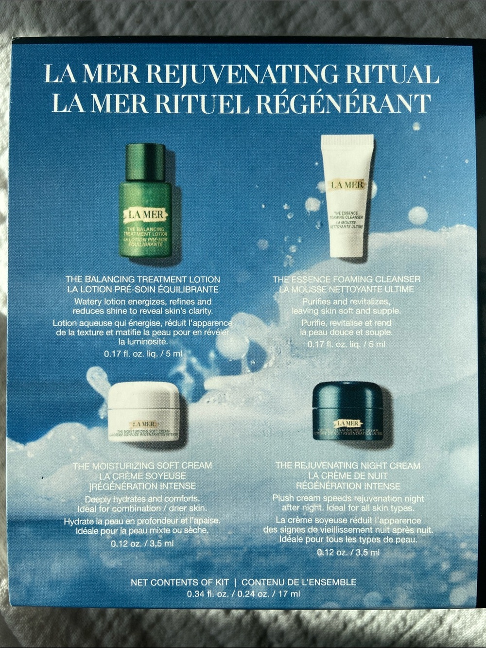 La Mer Skincare Mini Discovery Set NWT